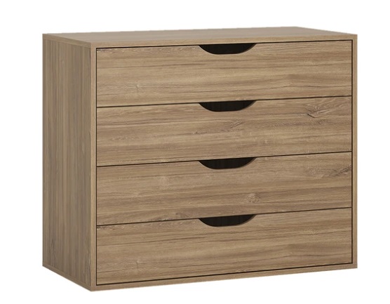 weathered oak chest of drawers